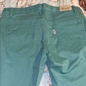 Levi’s Teal Skinny Jeans
